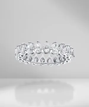 0.10ct Pear Shape Diamond Band