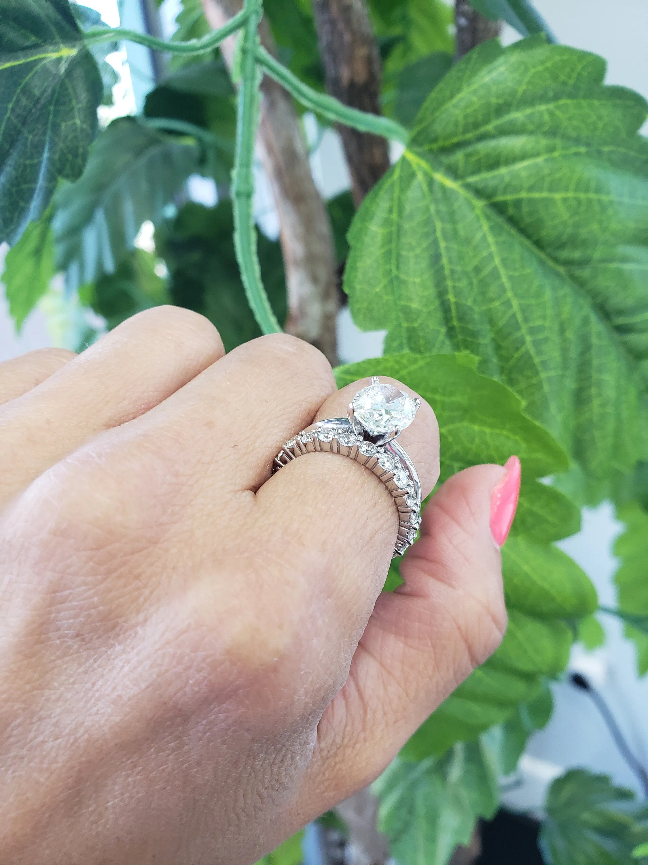 1 Carat Diamond 3/4 Eternity Wedding Ring | 14k White, Rose, or Yellow Gold | Anniversary Bridal Band