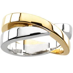 14k Yellow Gold Fashion Ring, Size 7