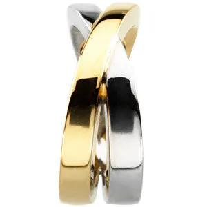 14k Yellow Gold Fashion Ring, Size 7