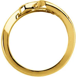 14k Yellow Gold Fashion Ring , Size 7