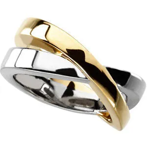 14k Yellow Gold Fashion Ring, Size 7