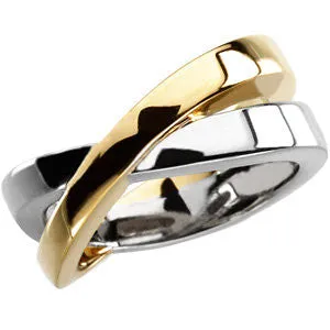 14k Yellow Gold Fashion Ring, Size 7