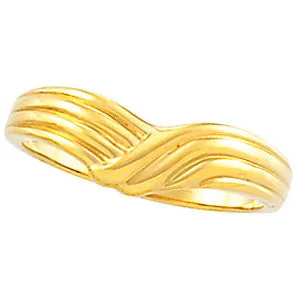 14k Yellow Gold Freeform Ring, Size 7