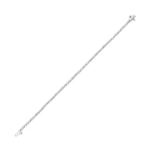 14KT White Gold & Diamond Stunning Bracelet  - 2 ctw