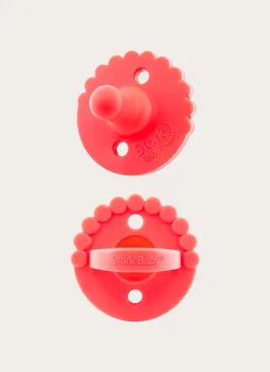 2 IN 1 BLOOM CHEWY PACIFIER   TEETHER (PACK OF 2)