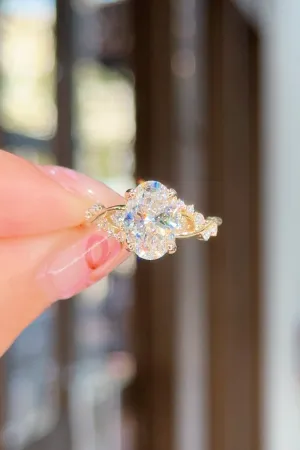 2.09ct E-VS1 Oval Lab Diamond Ariel