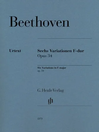 6 Variations in F Major, Op. 34