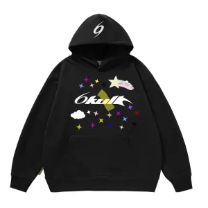 6Kull Star Plan Sky Rock Hoodie