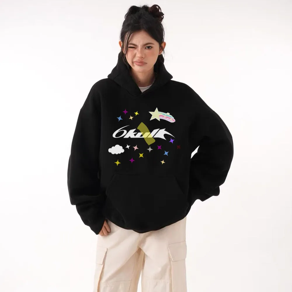 6Kull Star Plan Sky Rock Hoodie