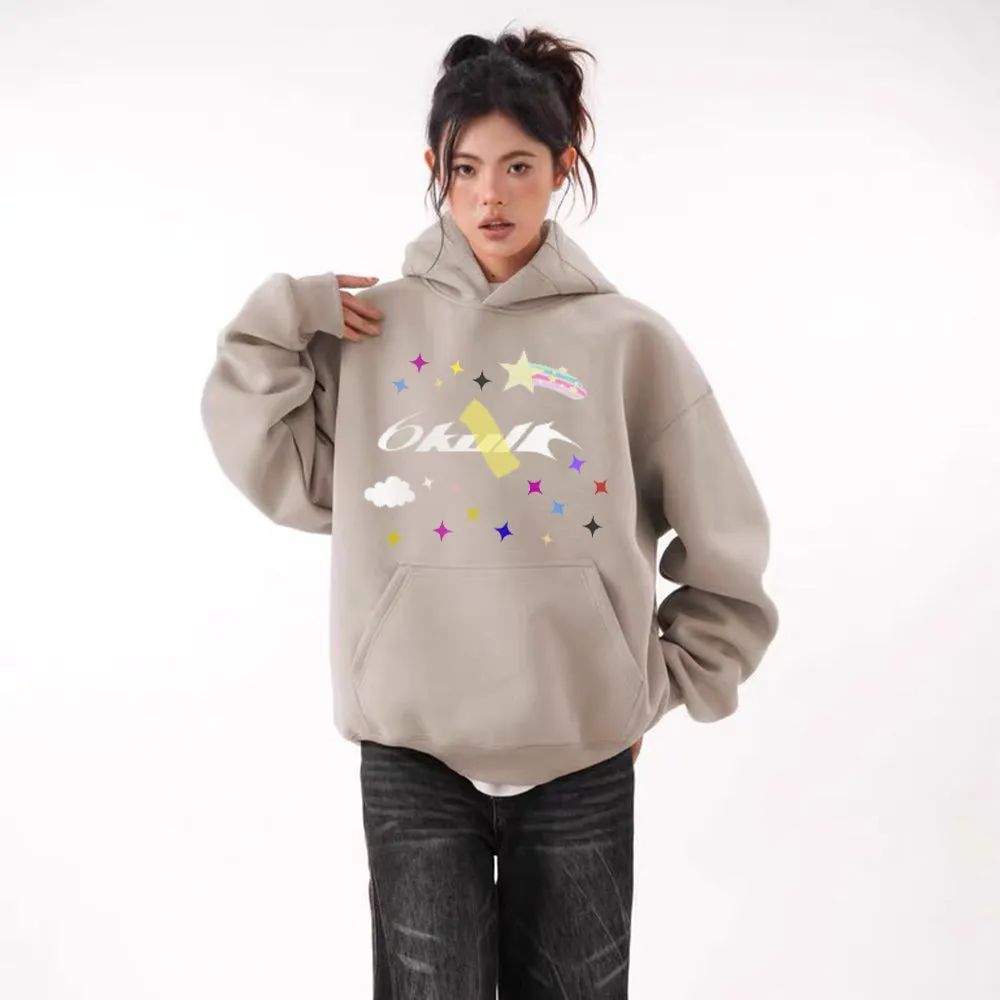 6Kull Star Plan Sky Rock Hoodie