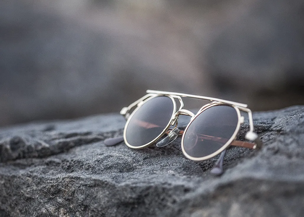 90s Round Steampunk Goth Vintage Sunglass - Joker