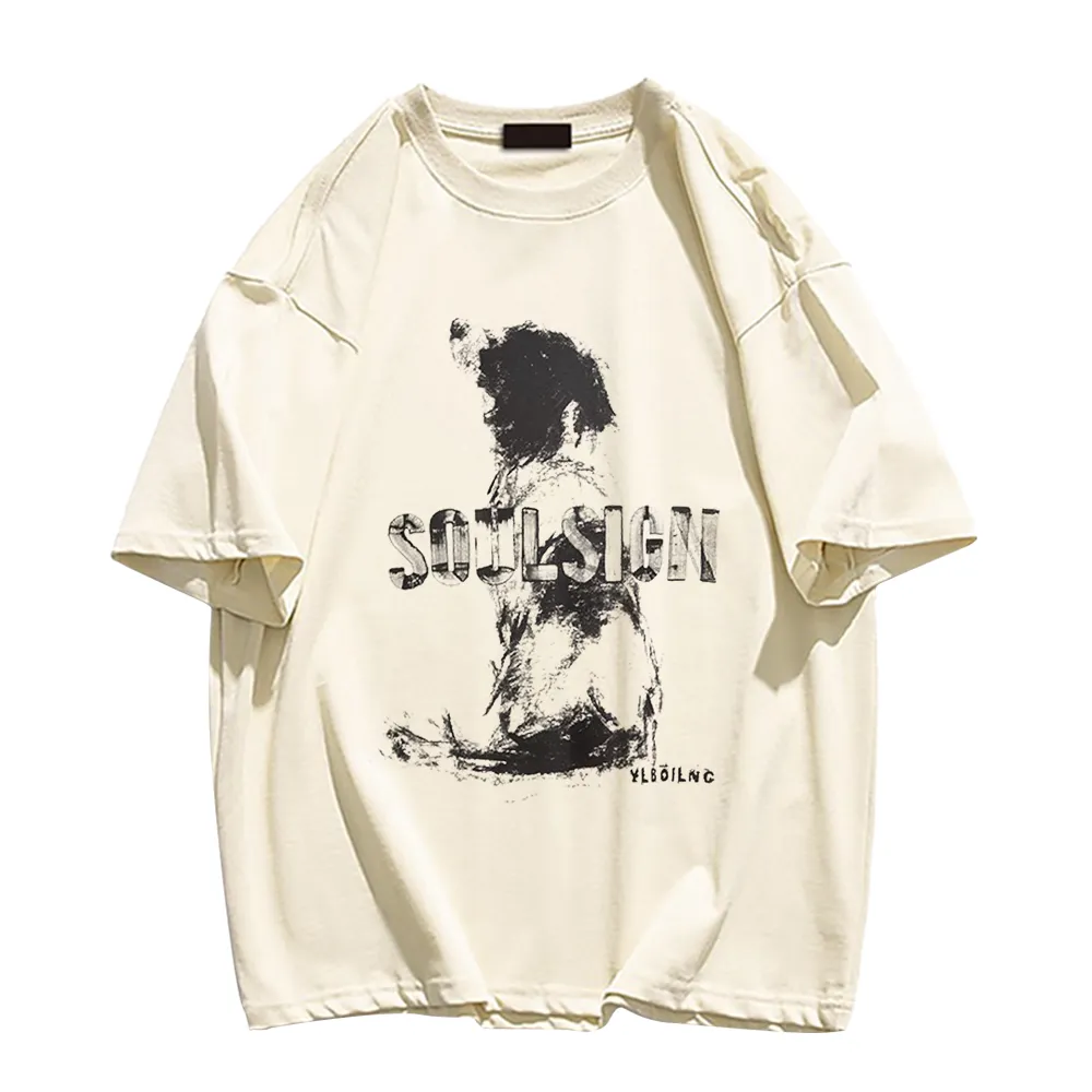 Abstract Dog Silhouette T-shirt