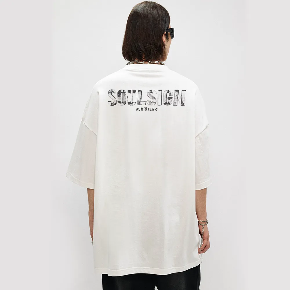 Abstract Dog Silhouette T-shirt