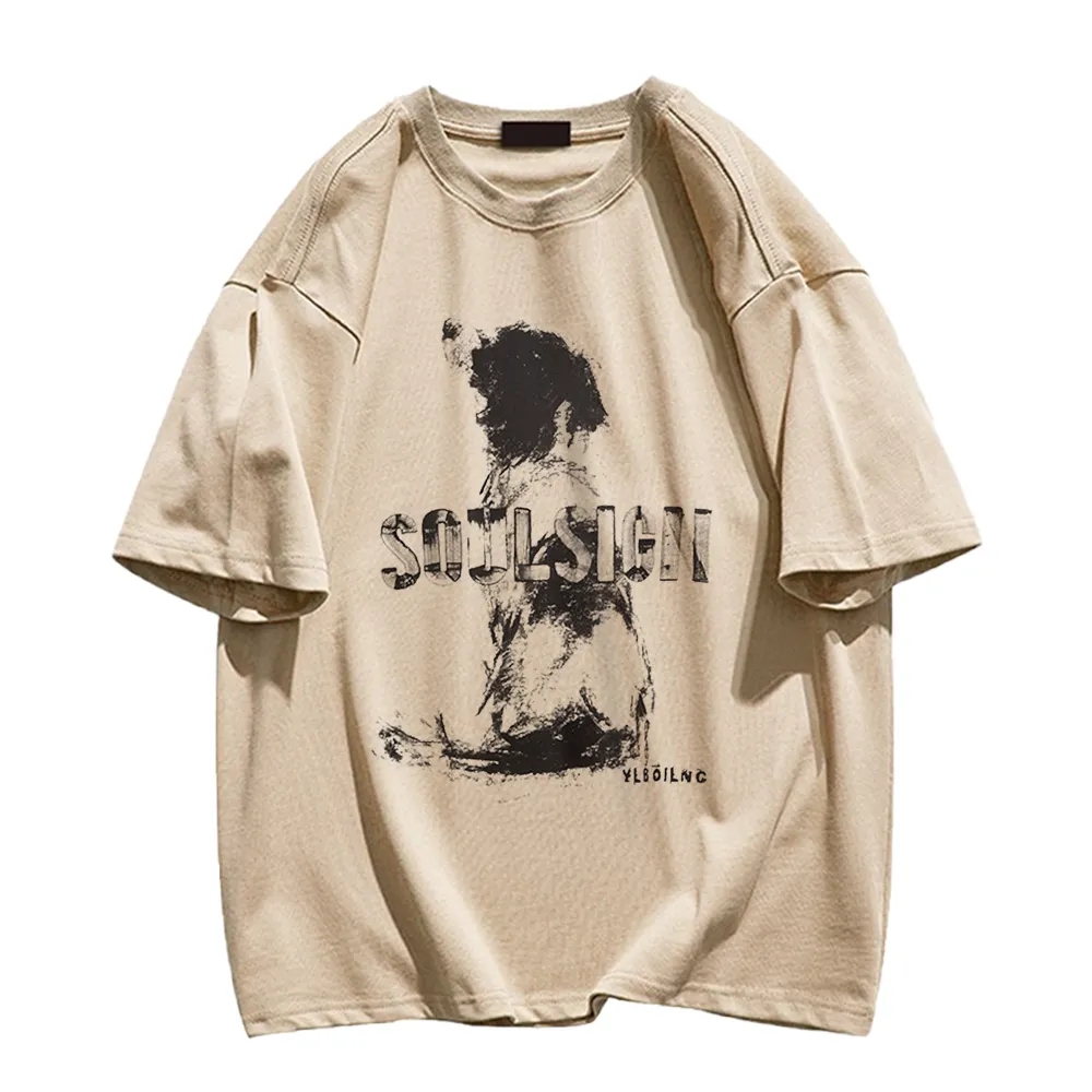 Abstract Dog Silhouette T-shirt