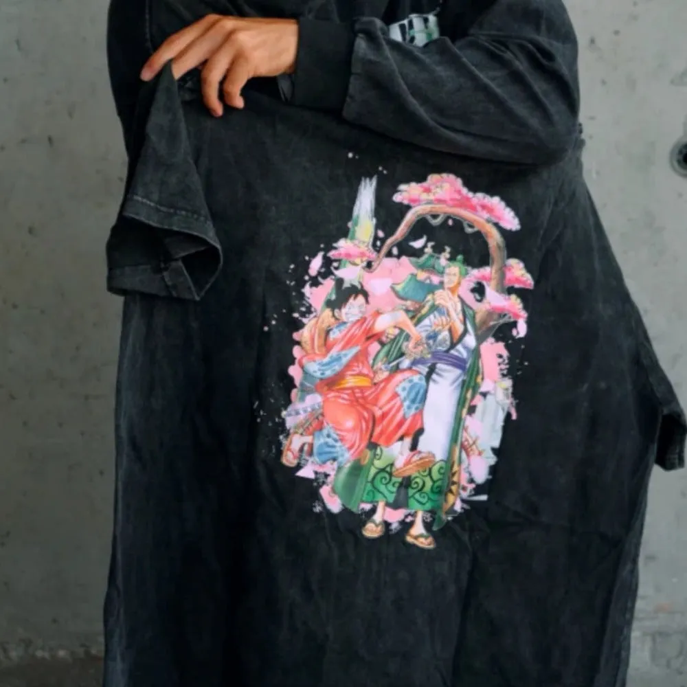 AG® Japanese Comic Characters Washed T-Shirt