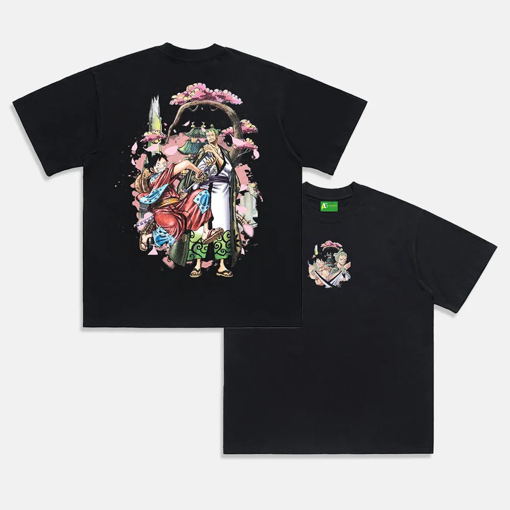 AG® Japanese Comic Characters Washed T-Shirt