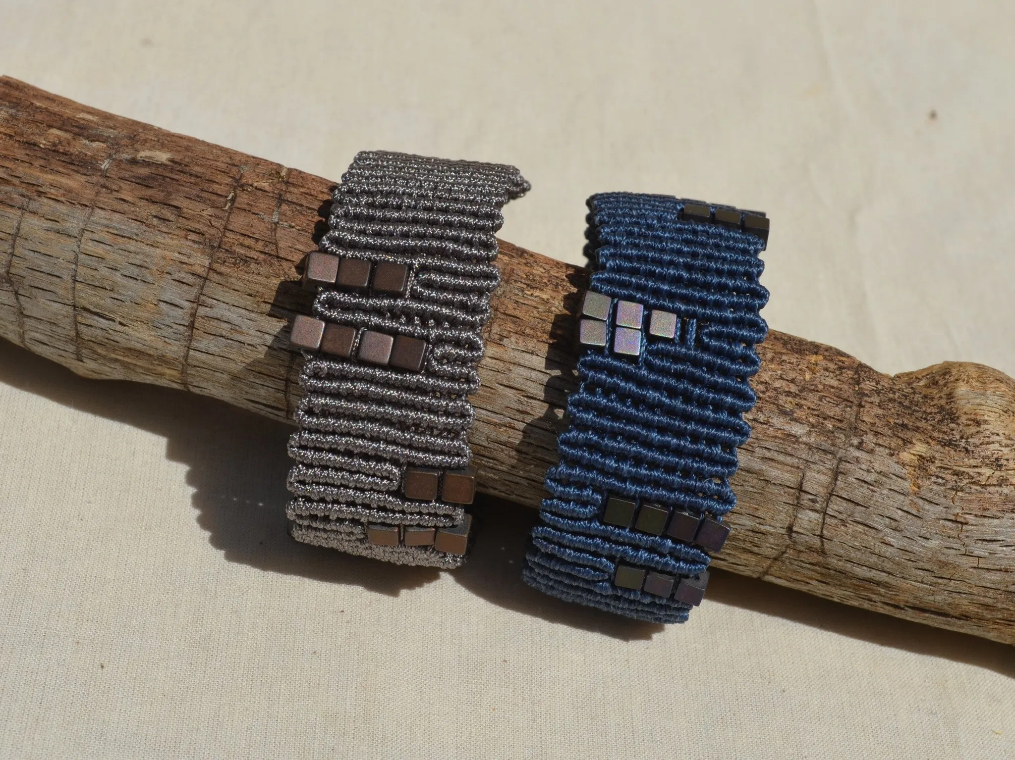Agni handmade square beaded bracelet