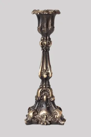 Alchemy England Baroque Gothic Candle Holder – Antique Gold