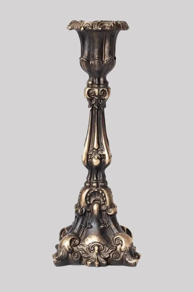 Alchemy England Baroque Gothic Candle Holder – Antique Gold