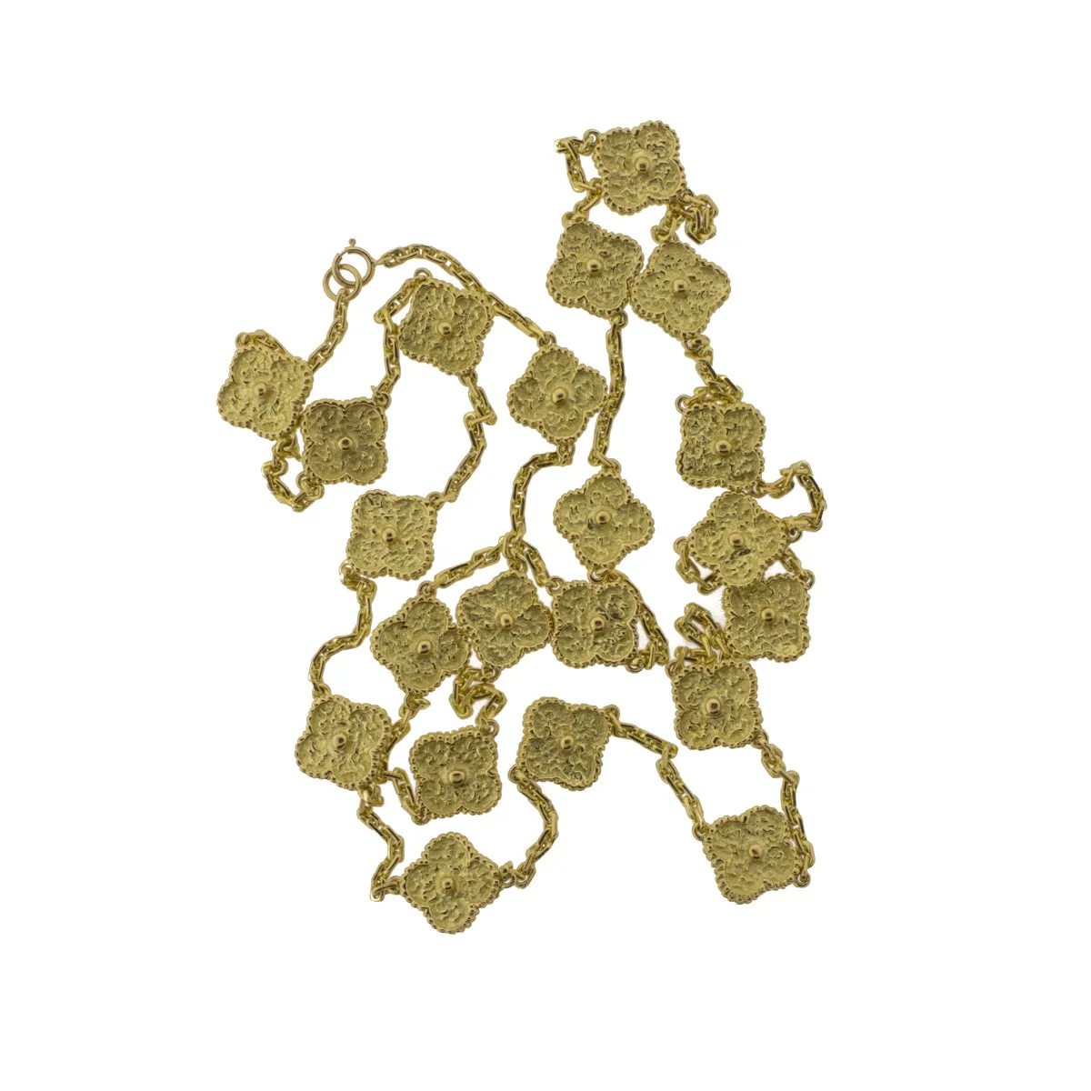 'Alhambra' Style Quatrefoil Ornament Necklace