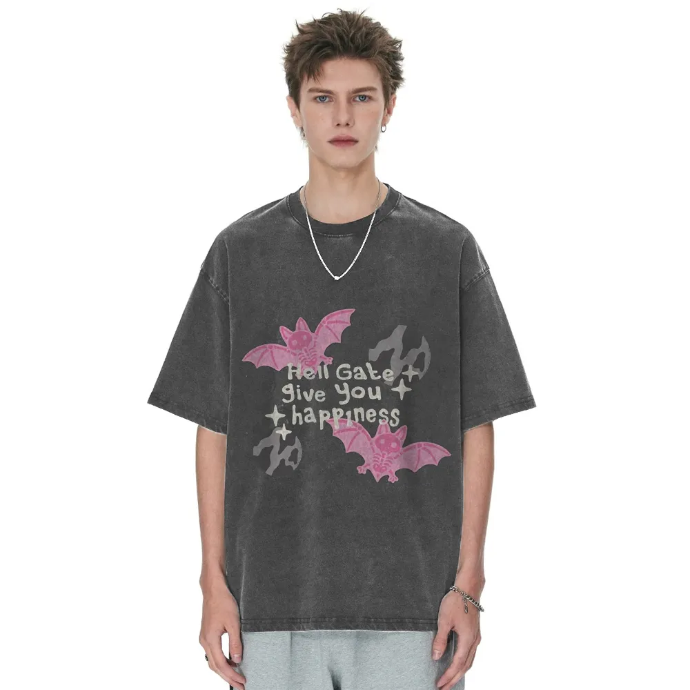 American Skeleton Flying Bat T-shirt