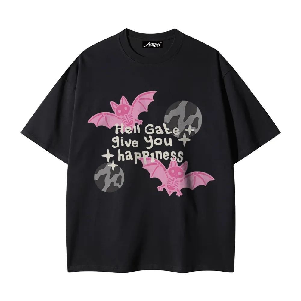 American Skeleton Flying Bat T-shirt