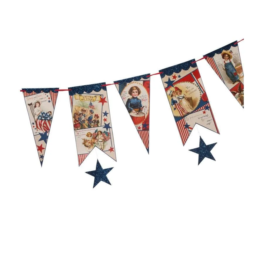 Americana Star Garland