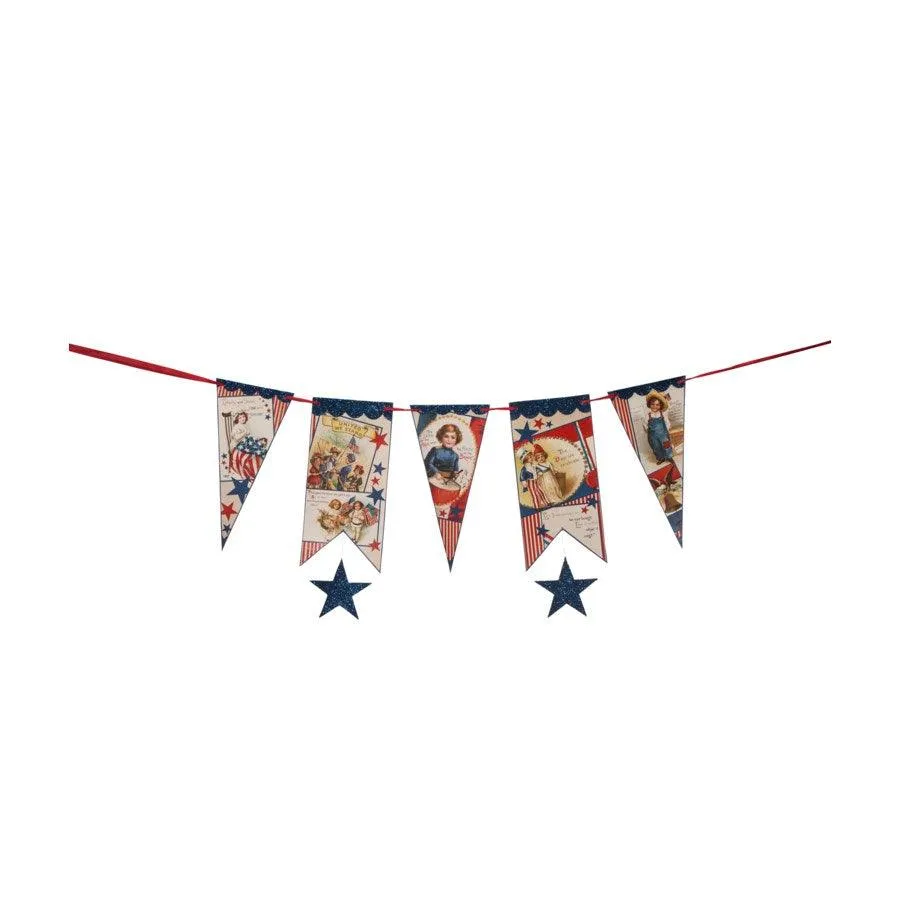 Americana Star Garland