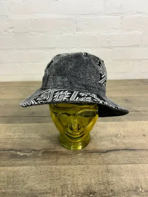 Assorted Patch Wide Brim Hat