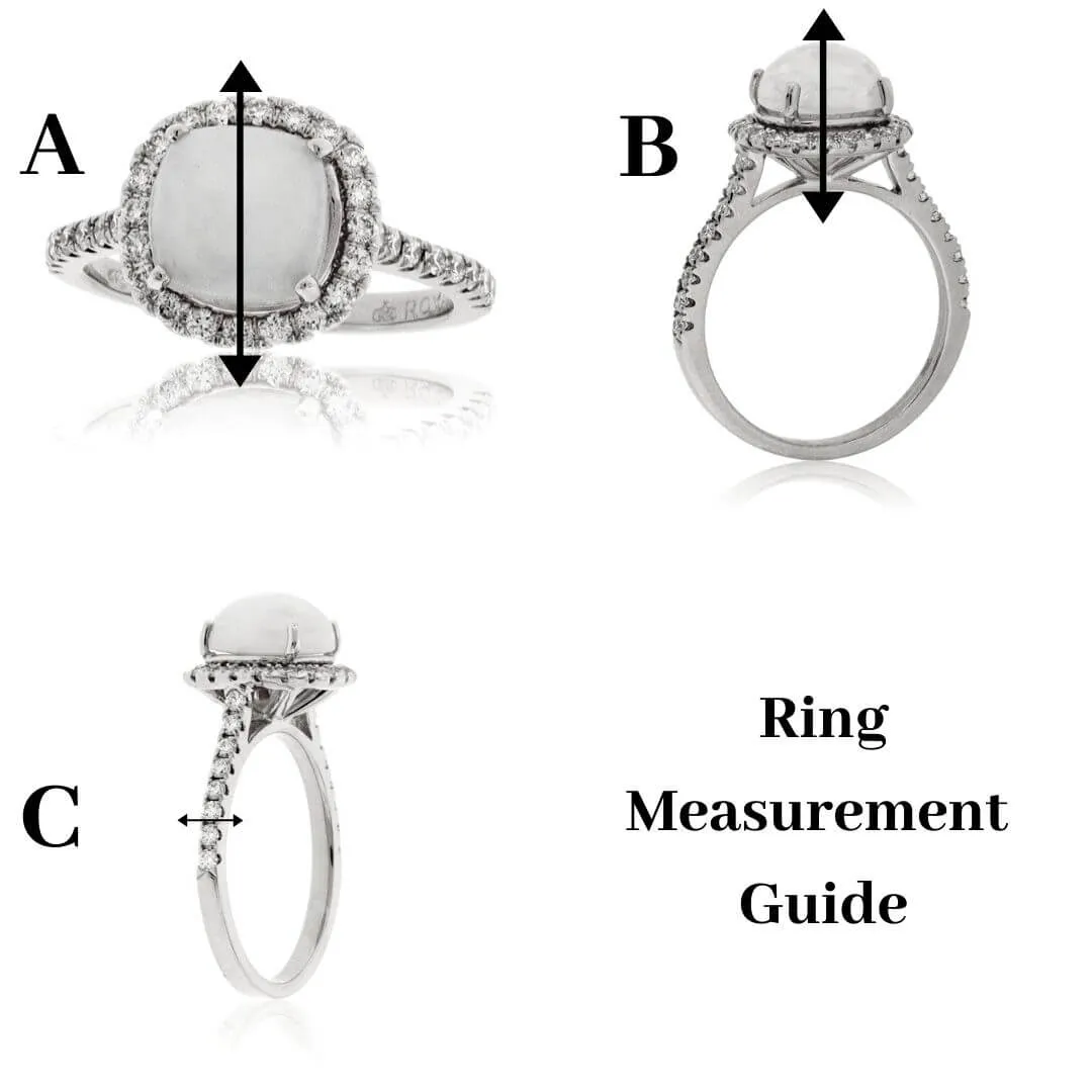 Baguette Center Diamond Right Hand Ring