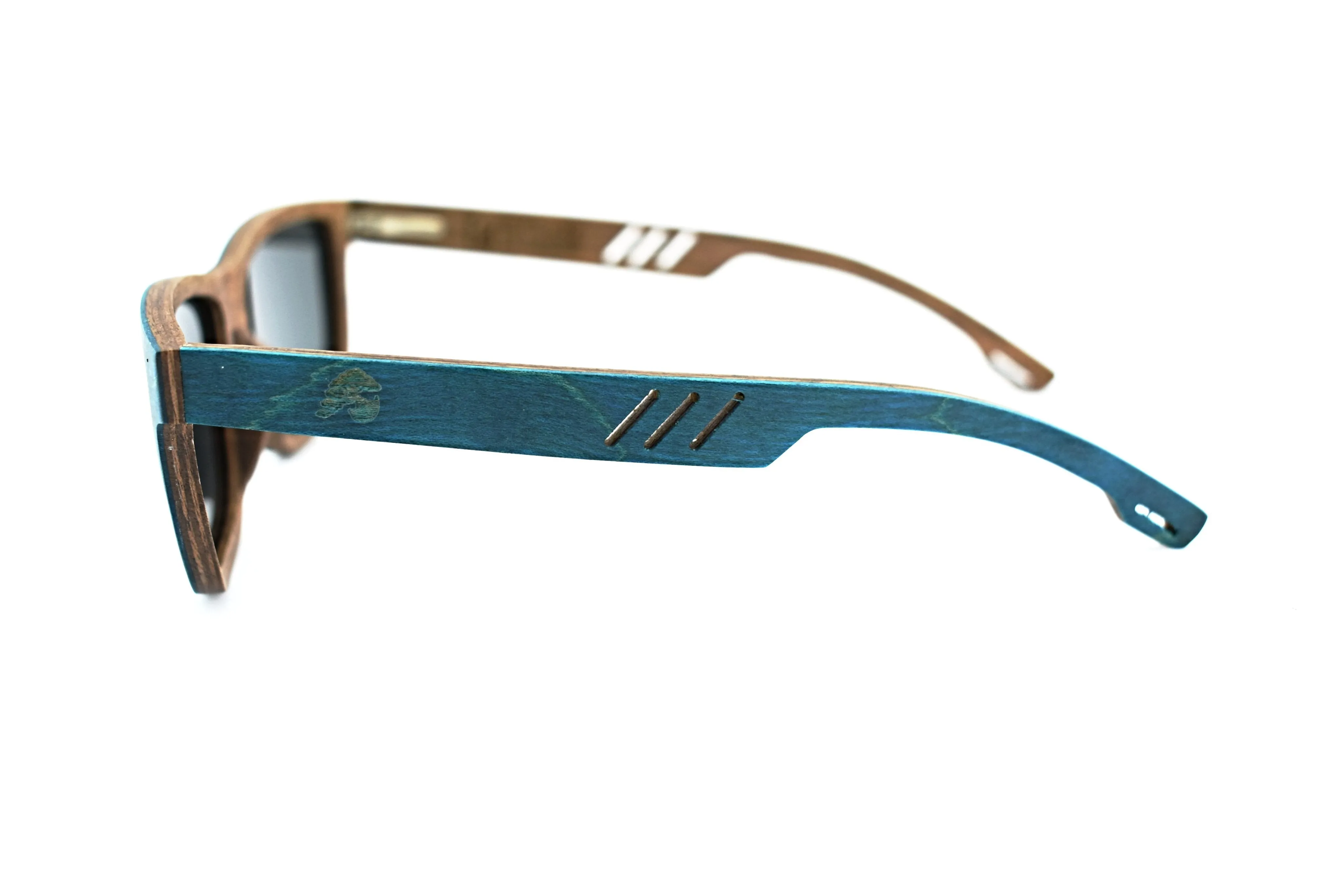 Bahama Blue Walnut Wood Sunglasses - Limited Edition