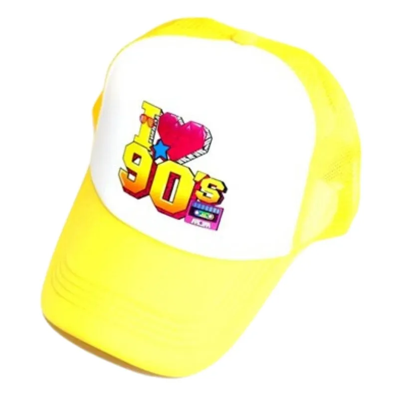 Baseball Cap 90's - Blue & Yellow