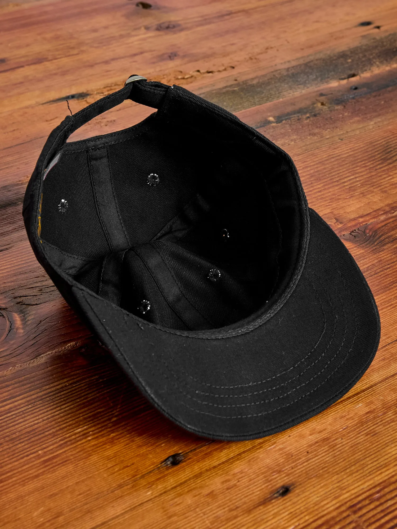 Baseball Hat in Black Denim
