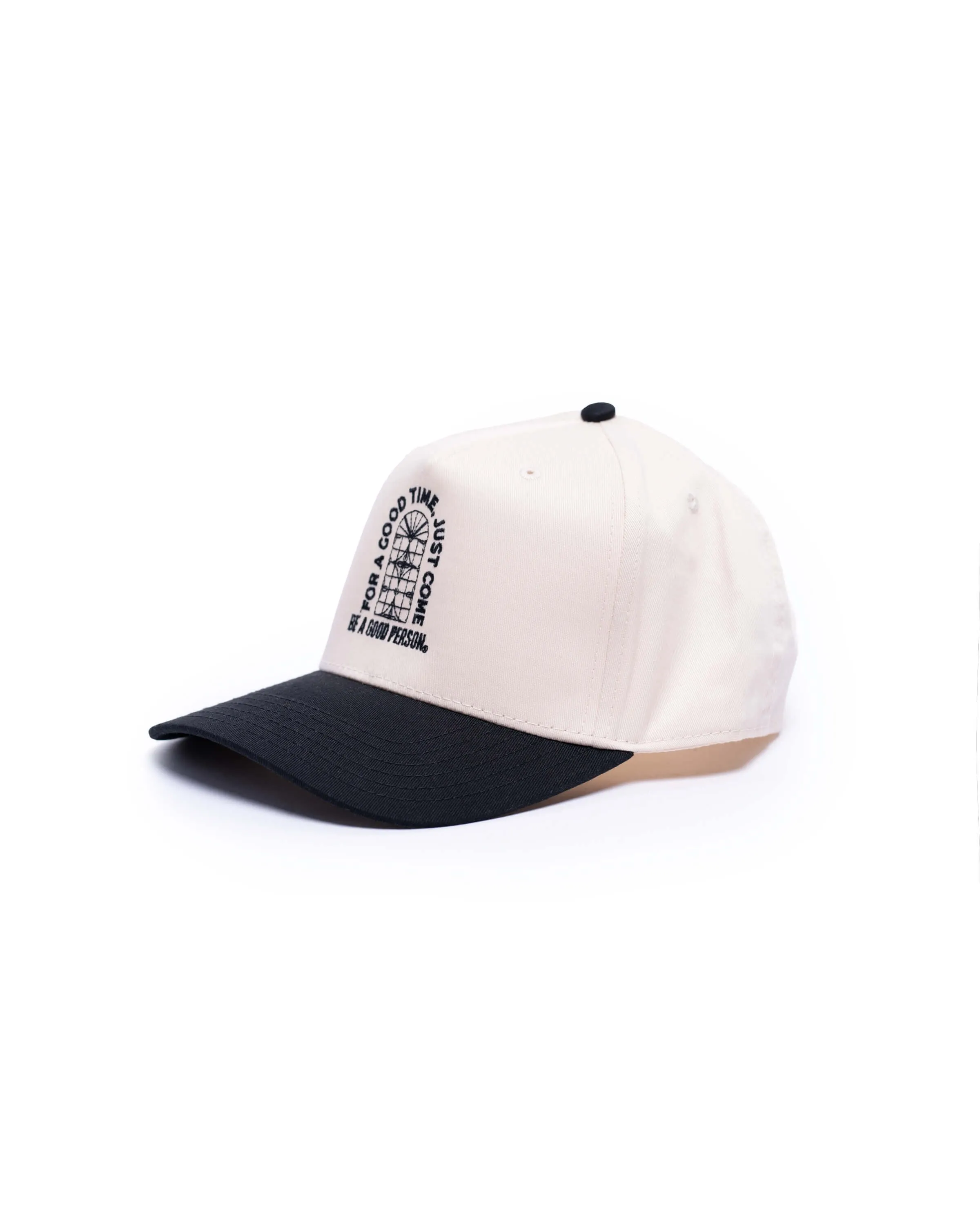 BE A GOOD PERSON X AY PAPI Snapback - Cream