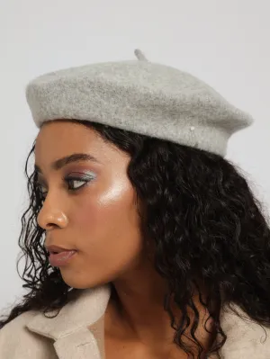 Beret - Light Grey