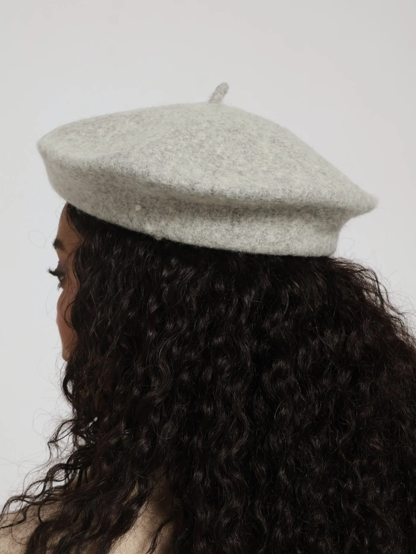 Beret - Light Grey