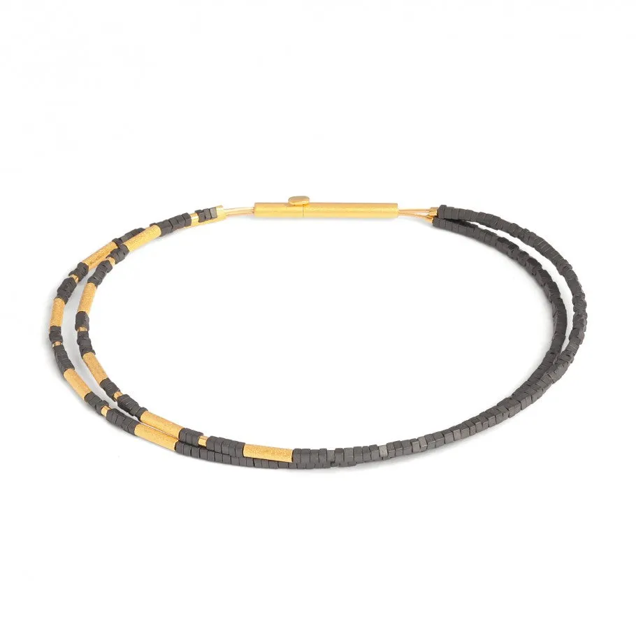 Bernd Wolf Collection "Clini" Hematite Bracelet
