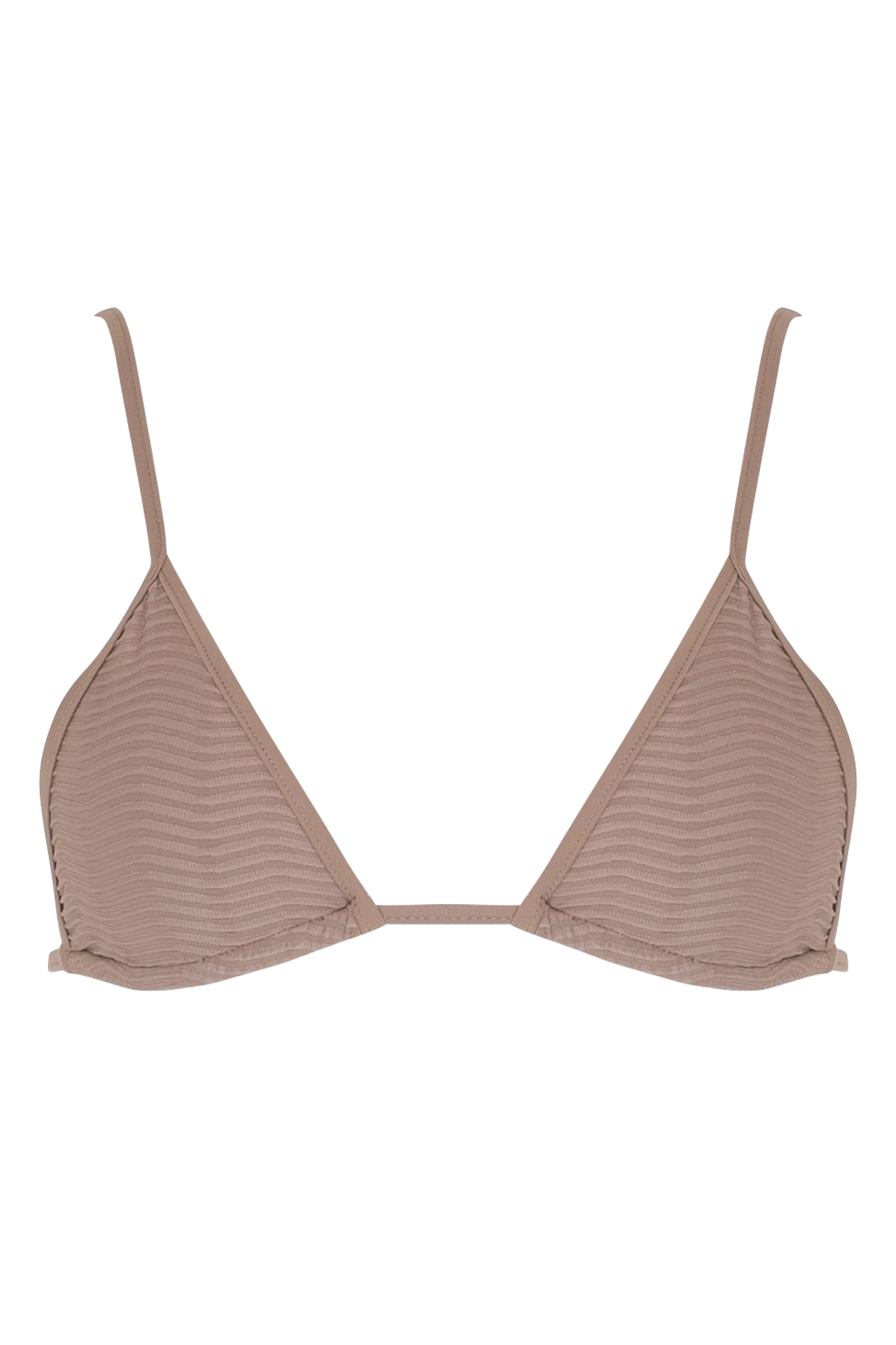 Bind Tri Bikini Top - Natural Wave