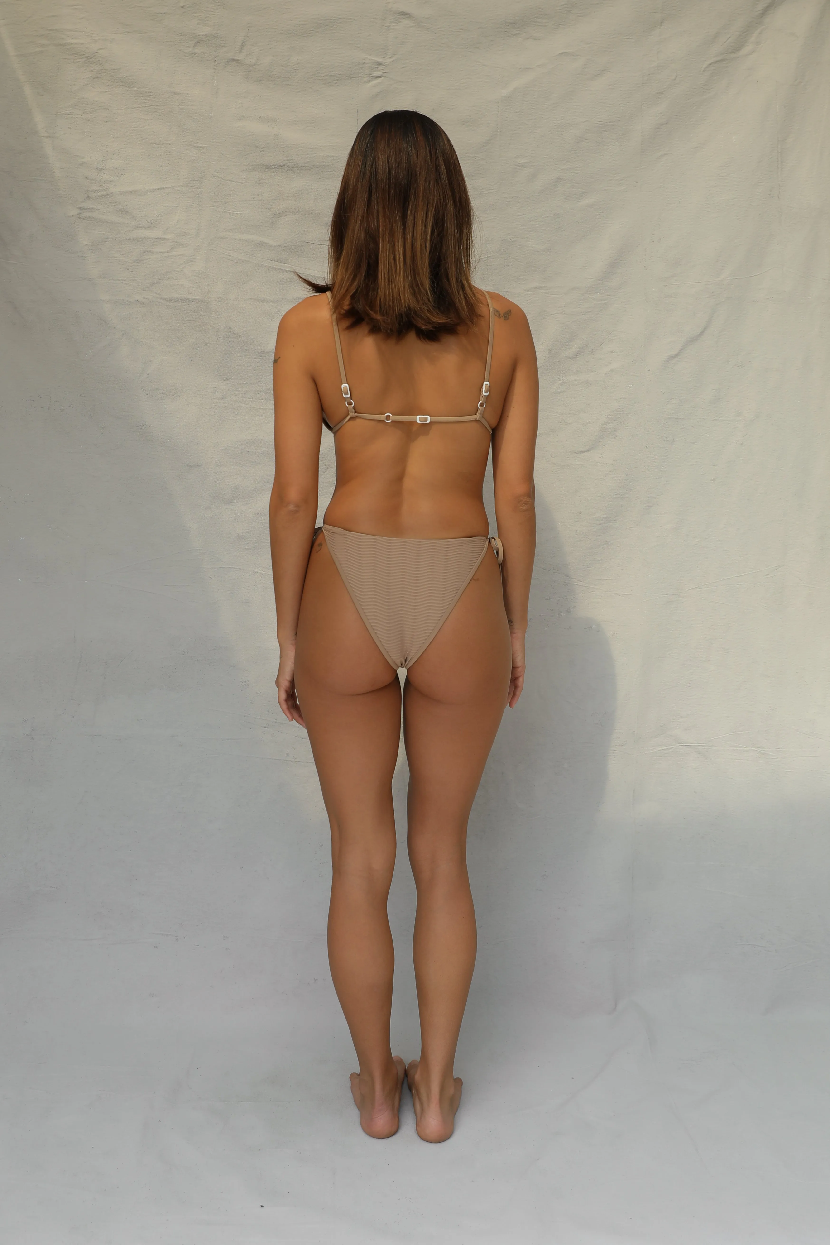 Bind Tri Bikini Top - Natural Wave