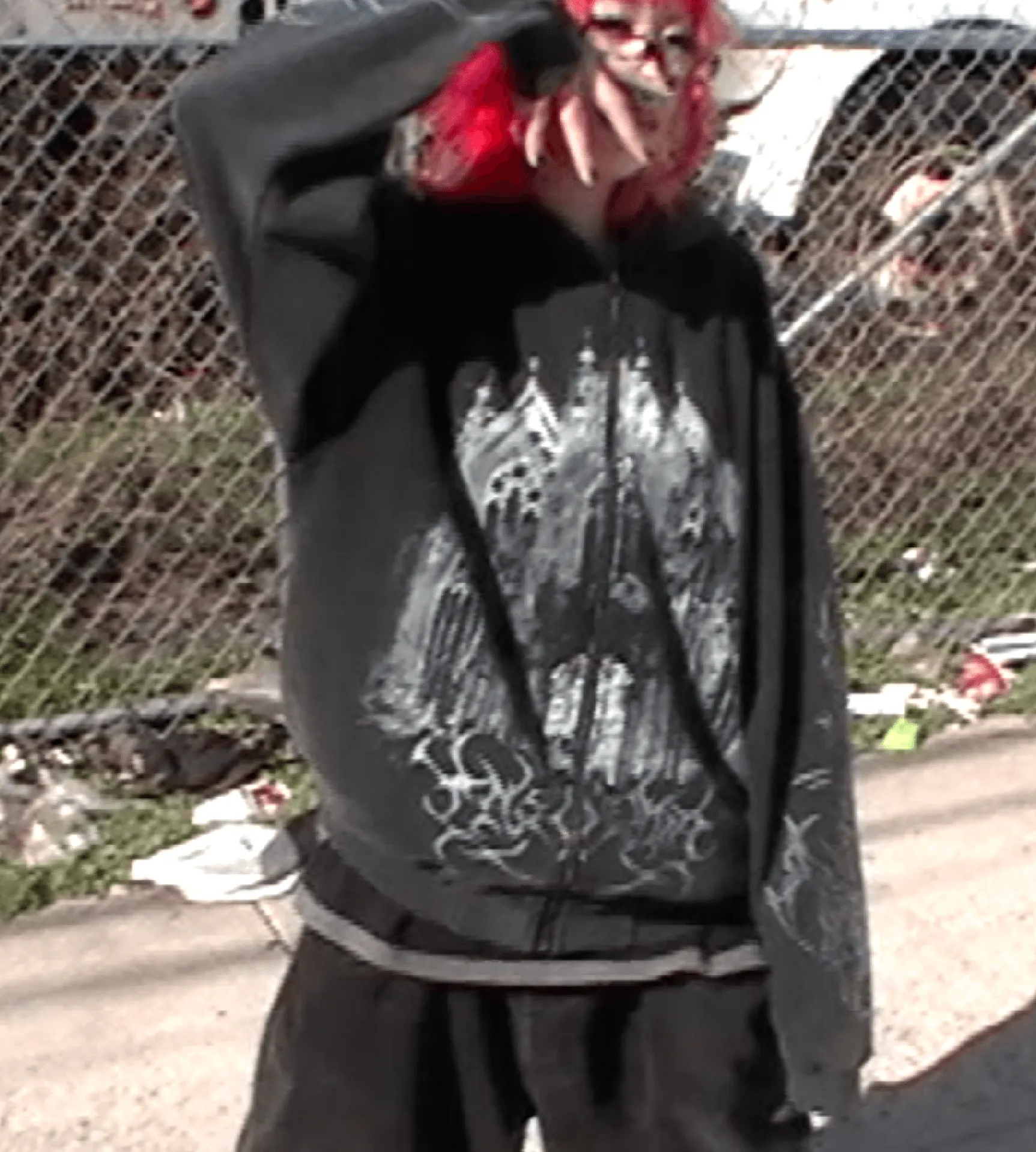 Black Cathedral V2 Zip Hoodie