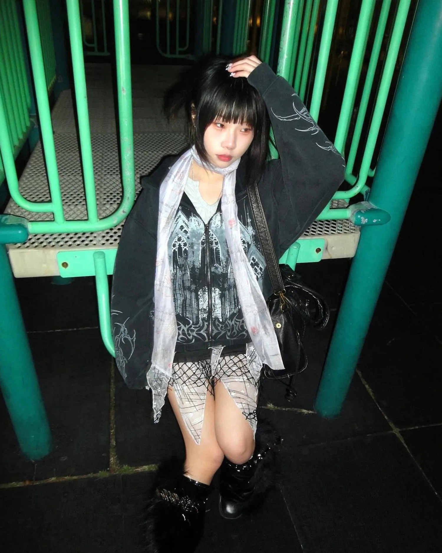 Black Cathedral V2 Zip Hoodie