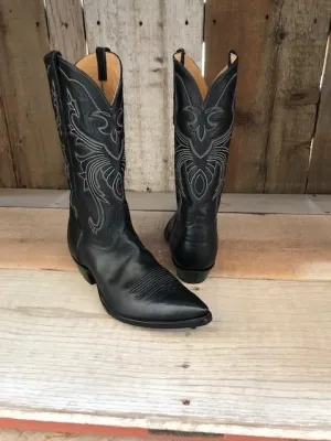 Black French Calf Tres Outlaws Men's Classic Boot 4326@