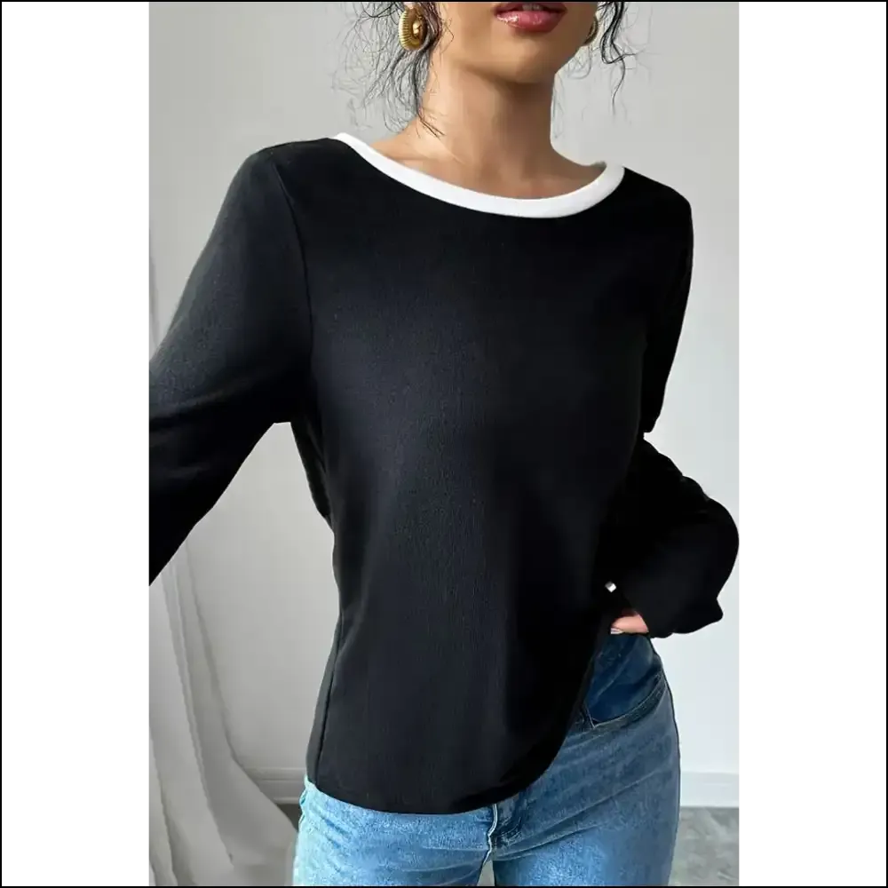 Black Knitted Bow Tie Top: Needful Things Says "Bow Down, Bitches"