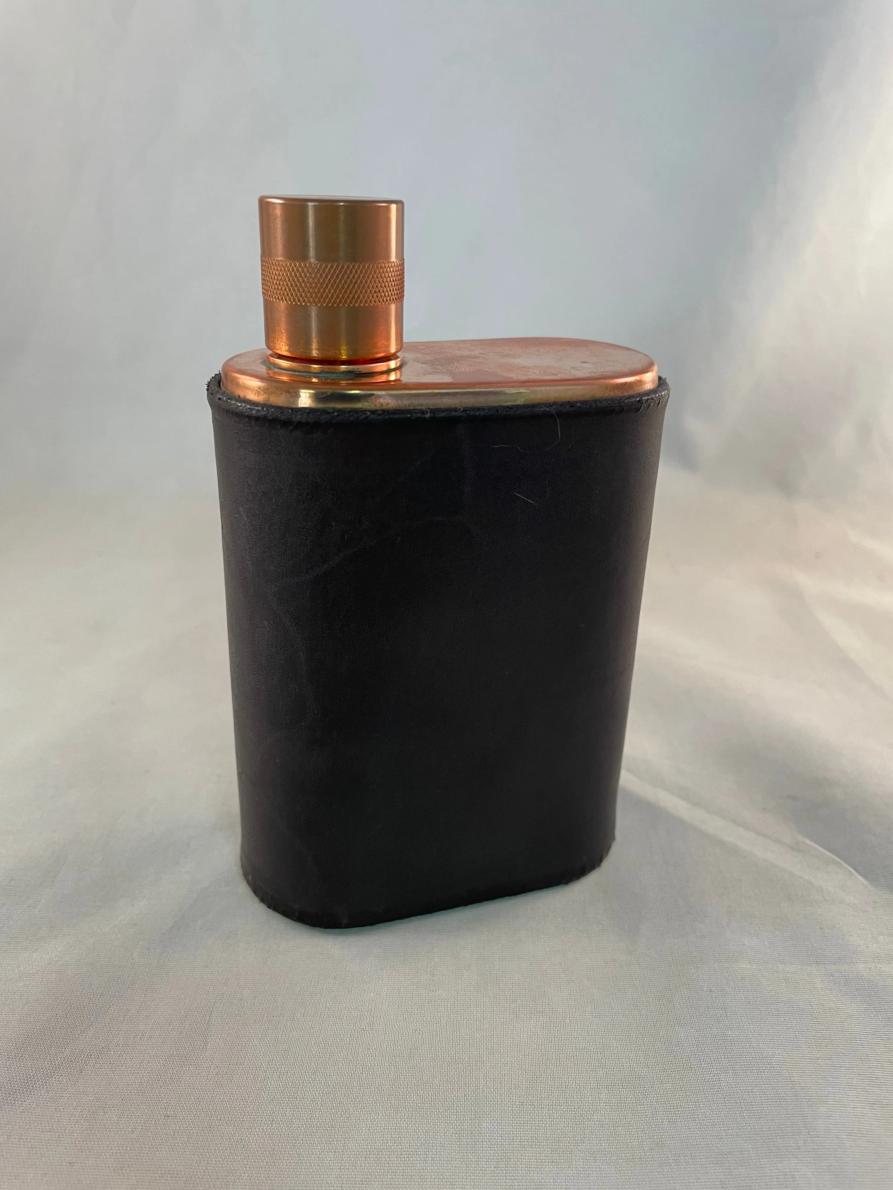 Black Leather Flask