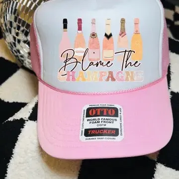 Blame The champagne trucker hat