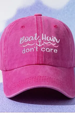 Boat Hair Baseball Cap