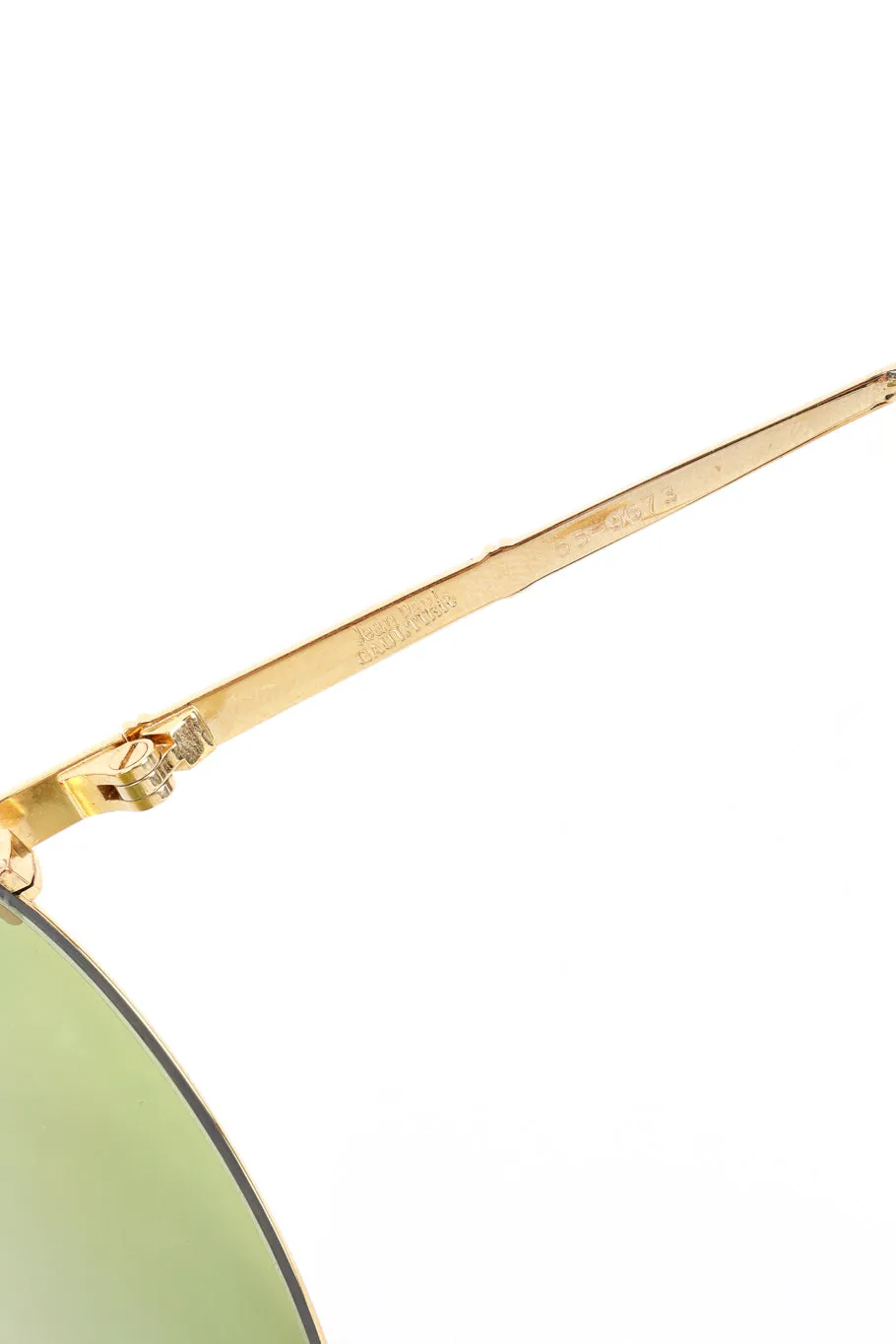Bottle Green Bead Drop Arm Sunglasses