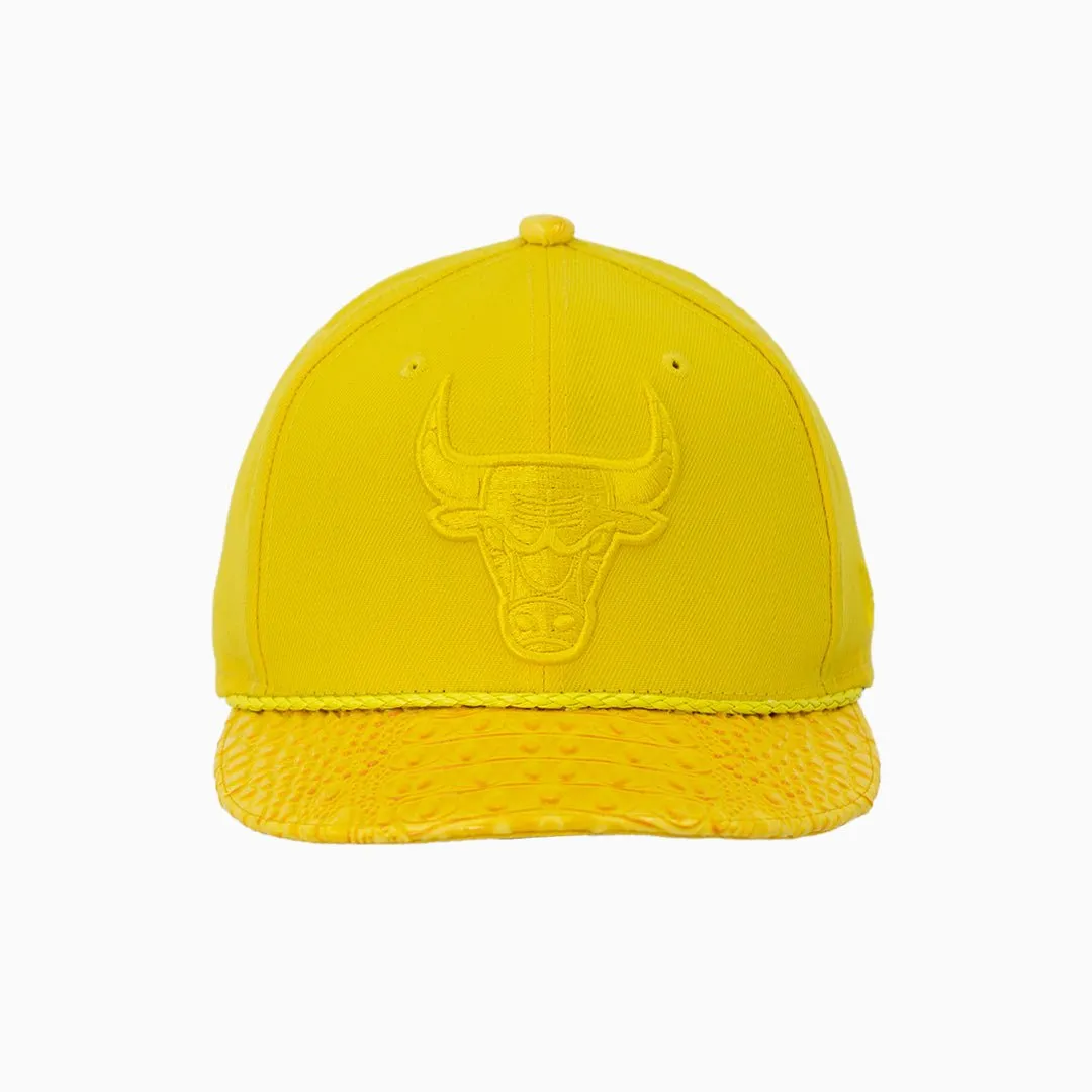 Breyer's Buck 50 Chicago Bulls Hat With Leather Visor