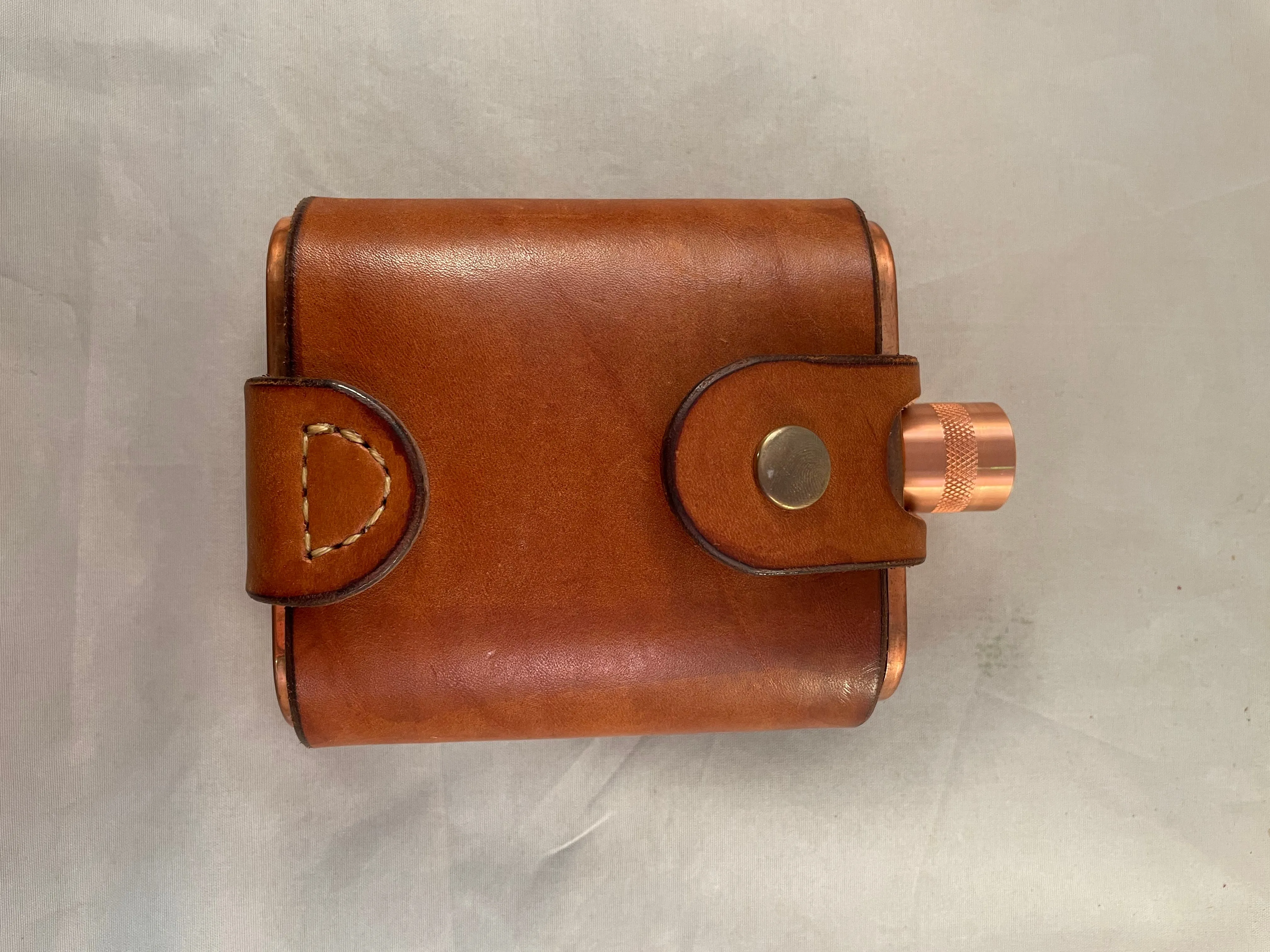 Brown Leather Flask
